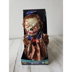 Vintage Spirit accordion monkey animated light up Halloween animatronic table to